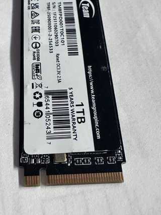 TeamGroup MP33 PRO 1TB M.2 NVMe SSD
