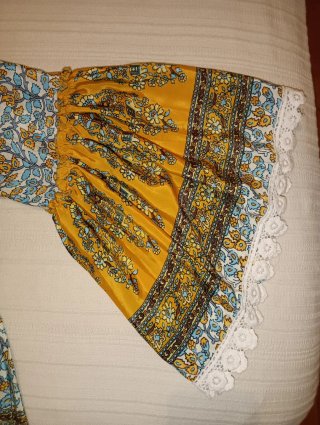 Vestido corto seda