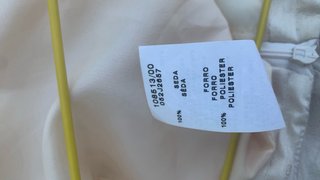 Vestido fiesta beige Corte Inglés