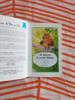 Libro infantil A Torre e a Flor en gallego