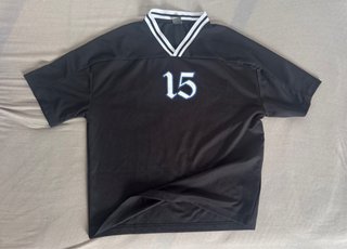 Camiseta Bershka Negra Talla XL