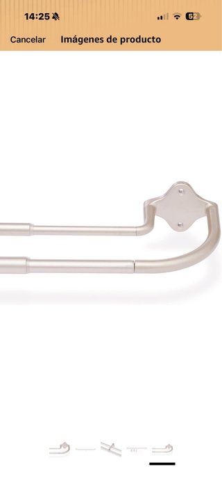 Doble Barra Cortina Metal