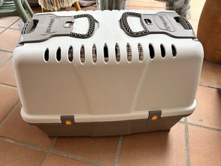 Transportín Skudo para coche perro/gato