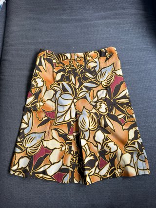 Falda estampada flores