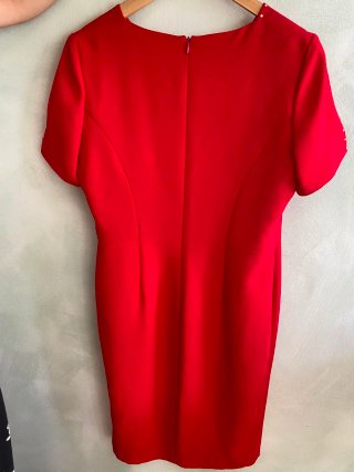 Vestido Hortensia Rojo Talla 42