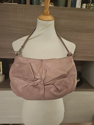 Borsa Coccinelle rosa in pelle