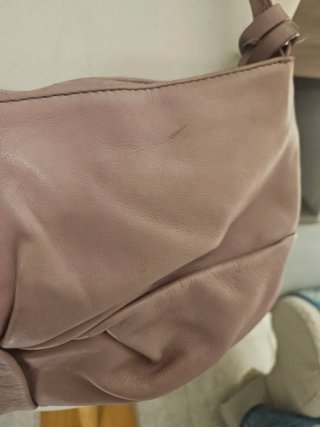 Borsa Coccinelle rosa in pelle