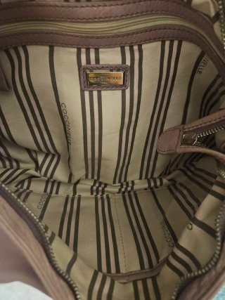 Borsa Coccinelle rosa in pelle