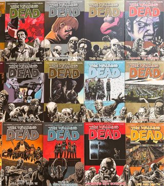Coleccion de comics de the walking dead en ingles