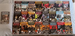 Coleccion de comics de the walking dead en ingles