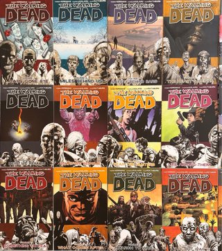 Coleccion de comics de the walking dead en ingles