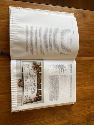 Libro de cocina, ha cogido humedad