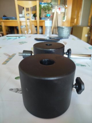 Contrapesos para telescopio