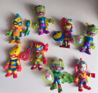 Lote 8 Figuras SuperThings Kazoom