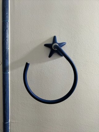Set baño estrellas azul
