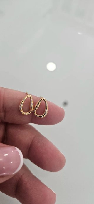 Pendientes Pandora Oro Circonitas.