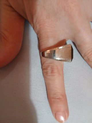 Anillos Hombre Piedra Negra Varios Tamaños