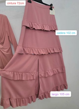 Falda y body flamenco elástico talla única