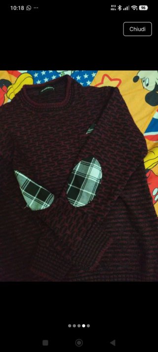 Maglione bambino bordeaux