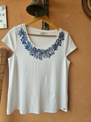 Camisa Pedro del Hierro con flores azules