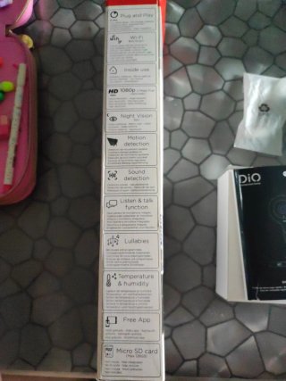 Cámara Vigilancia DiO DiOCAM+ FI01 WiFi HD