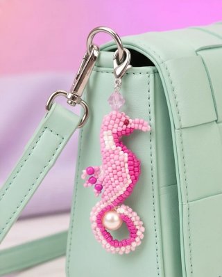 Charm Caballito de Mar Hecho a Mano