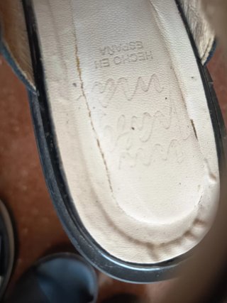 Sandalias Un Paso Más T38 Negras