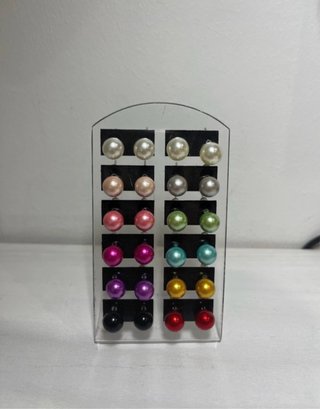 Conjunto de pendientes de perla
