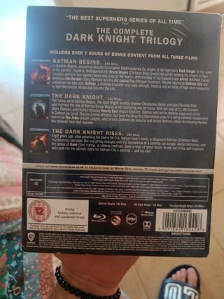 Pack Blu-ray Trilogía Batman: El Caballero Oscuro