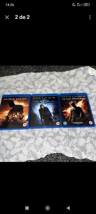 Pack Blu-ray Trilogía Batman: El Caballero Oscuro