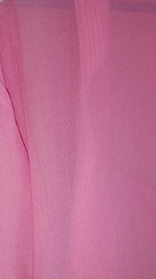 Top Zara Malla Rosa Manga Larga