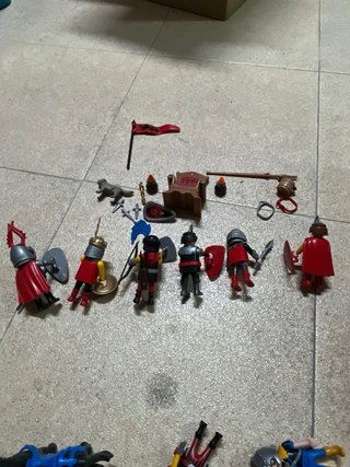 Lote Playmobil Caballeros Dragón