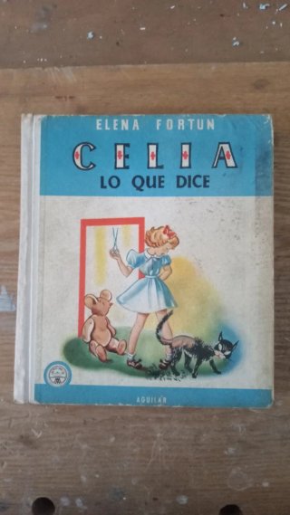 Colección libros vintage "Celia" de Elena Fortún