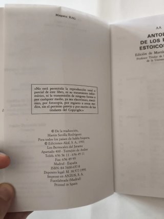 Antología de los primeros estoicos griegos