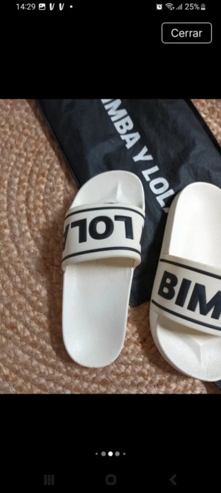Chanclas Bimba y Lola Blancas