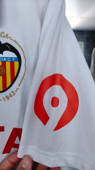 Camiseta Valencia CF Final Copa del Rey 2008 silva
