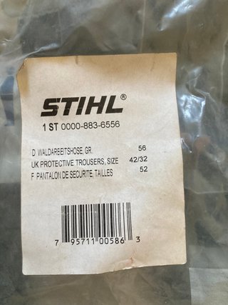Pantalón anticorte Stihl verde