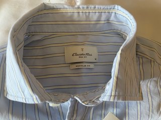 Camisa Emidio Tucci Talla M Rayas Azul