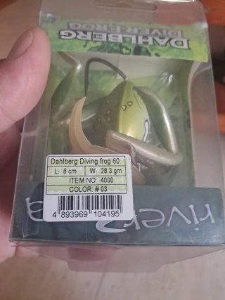 Señuelo de pesca Dahlberg Rana