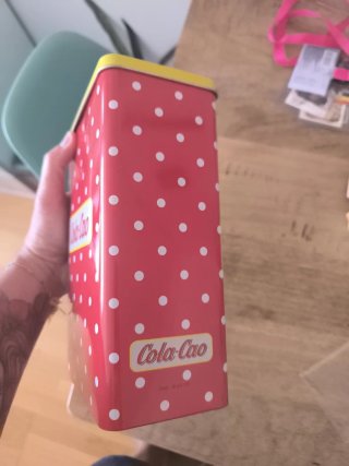 Lata metálica Cola Cao vintage