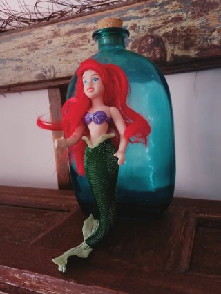 Muñeca Ariel Sirena Disney Porcelana