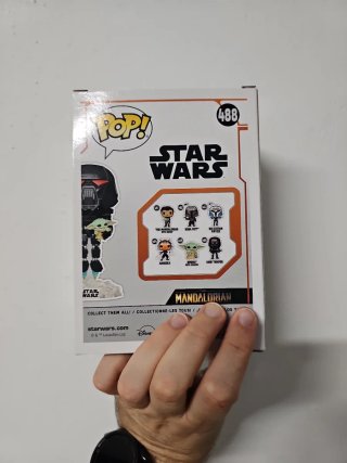 Funko Pop! Star Wars Dark Trooper 488 con Grogu