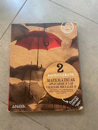 Matemáticas aplicadas a las Ciencias Sociales I...