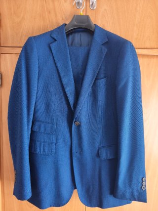 Traje Chaqueta Azul Alvaro Moreno