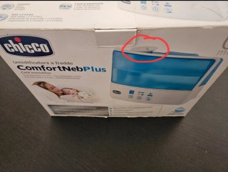 Humidificador Chicco Azul y Blanco