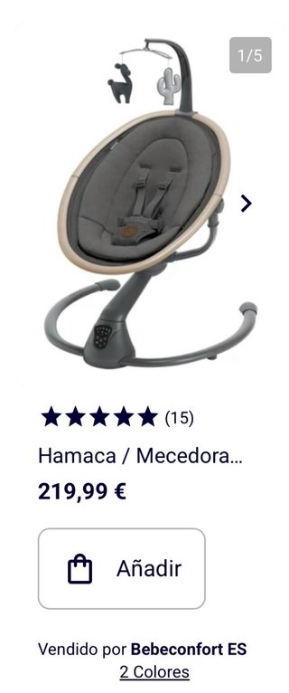 Hamaca Eléctrica Bebé Maxi-Cosi