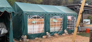Carpa para fiestas PRO 3x6m verde