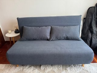 Sofá cama NIO gris Maisons du Monde