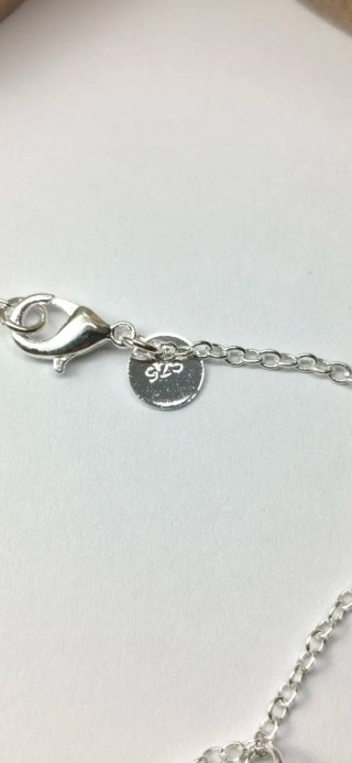 Conjunto Plata: Collar, Pulsera y Pendientes