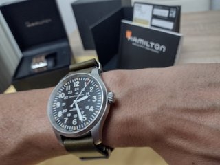 Hamilton Khaki field mechanical 50mm